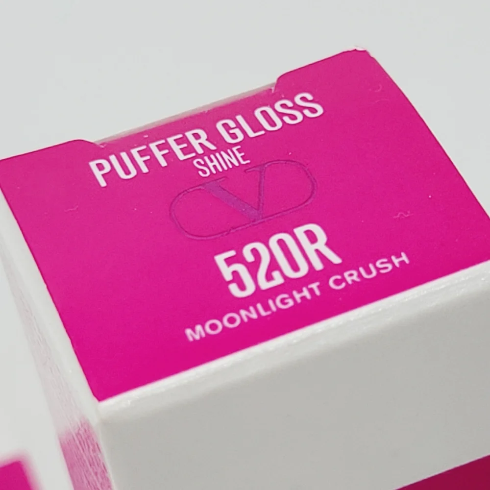 Valentino Puffer Lip Plumper Gloss Brand New In Box Full Size Moonlight Crush